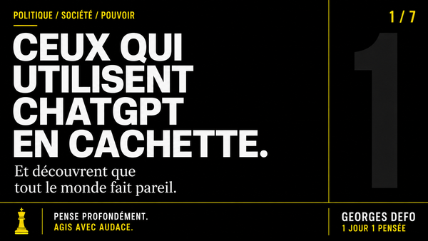 Ceux qui utilisent ChatGPT en cachette