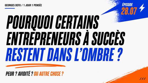 Pourquoi certaines personnes qui ont réussi préfèrent rester dans l’ombre ?