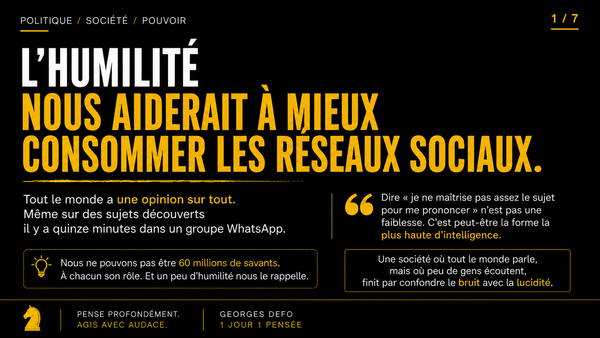 L’humilité nous aiderait à mieux consommer les réseaux sociaux