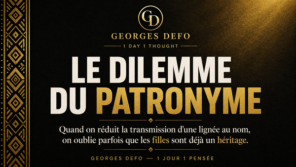 Le dilemme du patronyme