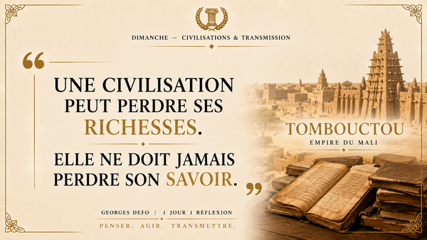 Tombouctou, le symbole de la transmission