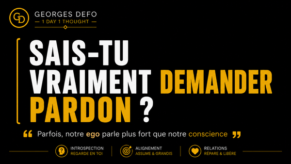 Sais-tu vraiment demander pardon ?
