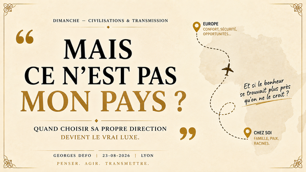 « Mais ce n’est pas mon pays ? »