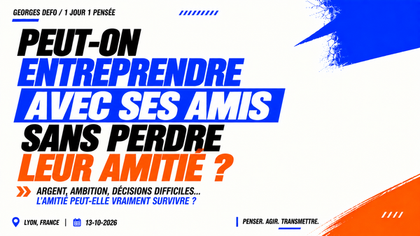 Peut-on entreprendre avec ses amis sans perdre leur amitié ?