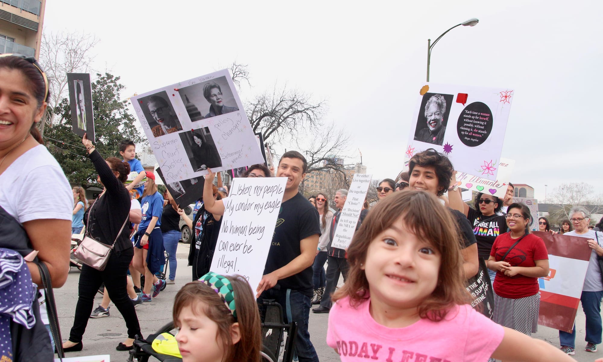2018 International Women's Day March, San Antonio, Texas.