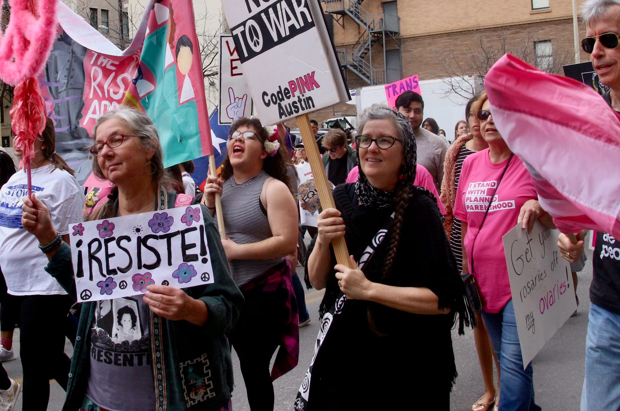 2018 International Women's Day March, San Antonio, Texas.