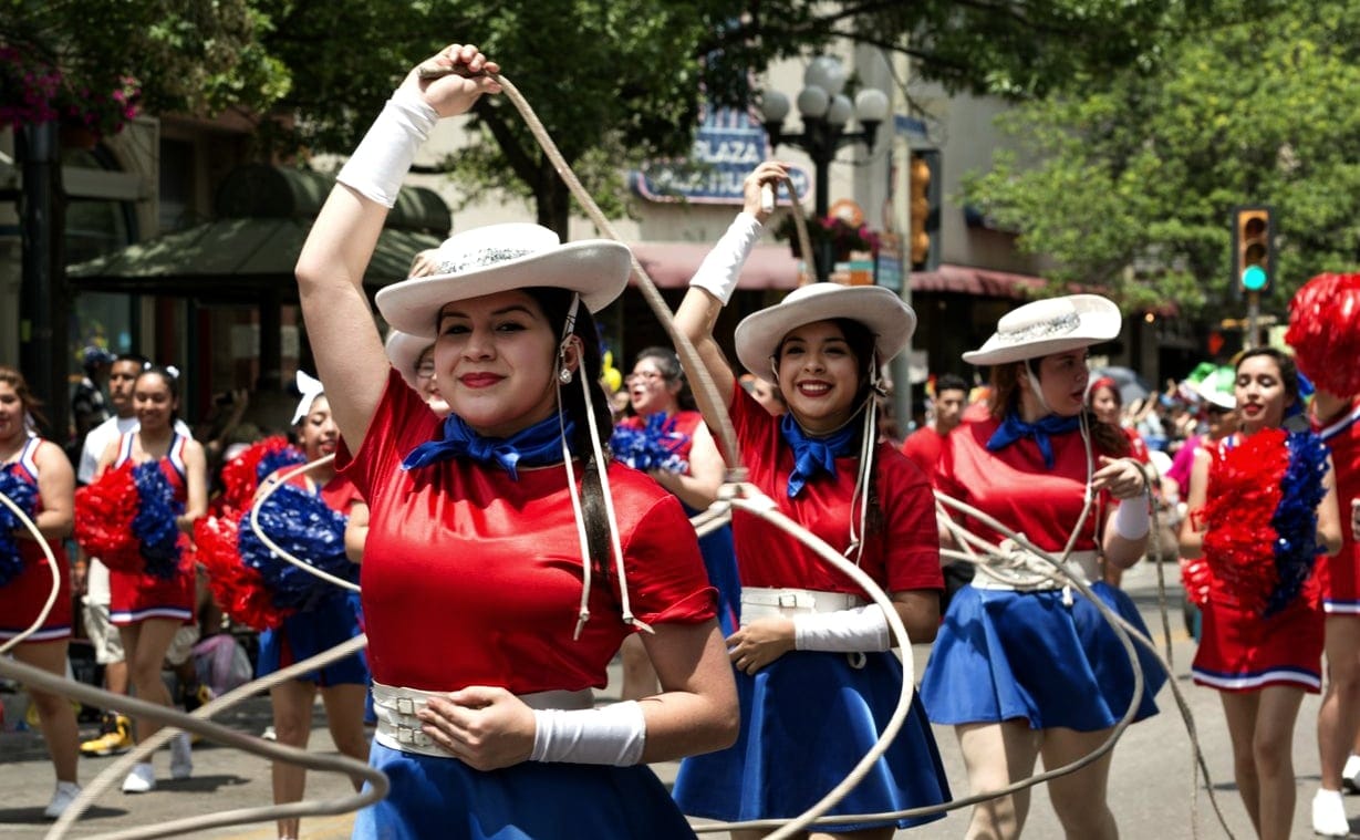 Fiesta San Antonio: "Battle of Flowers" parade.