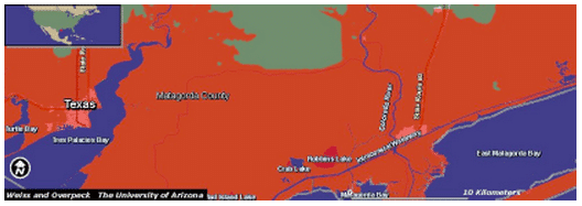 sea level rise matagorda