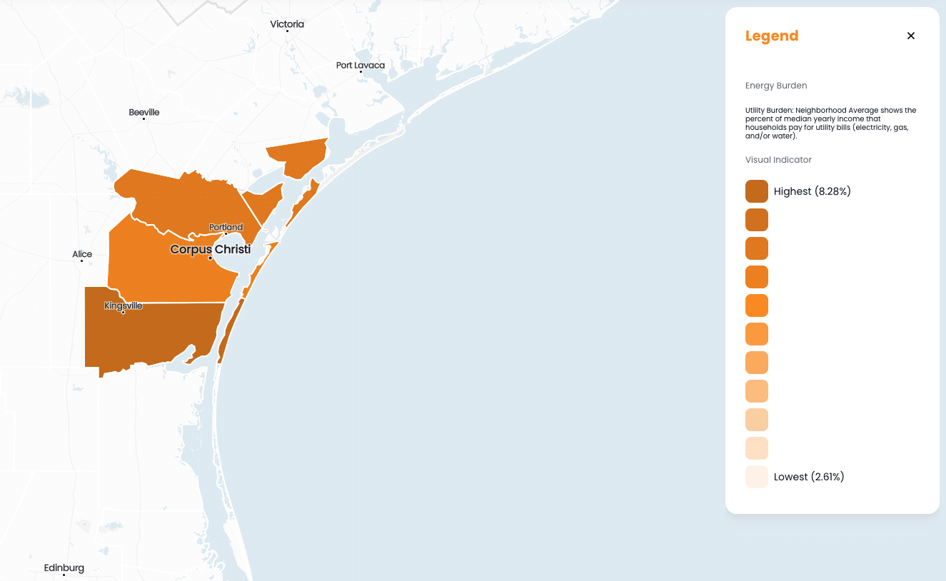 utility burden in greater corpus christi