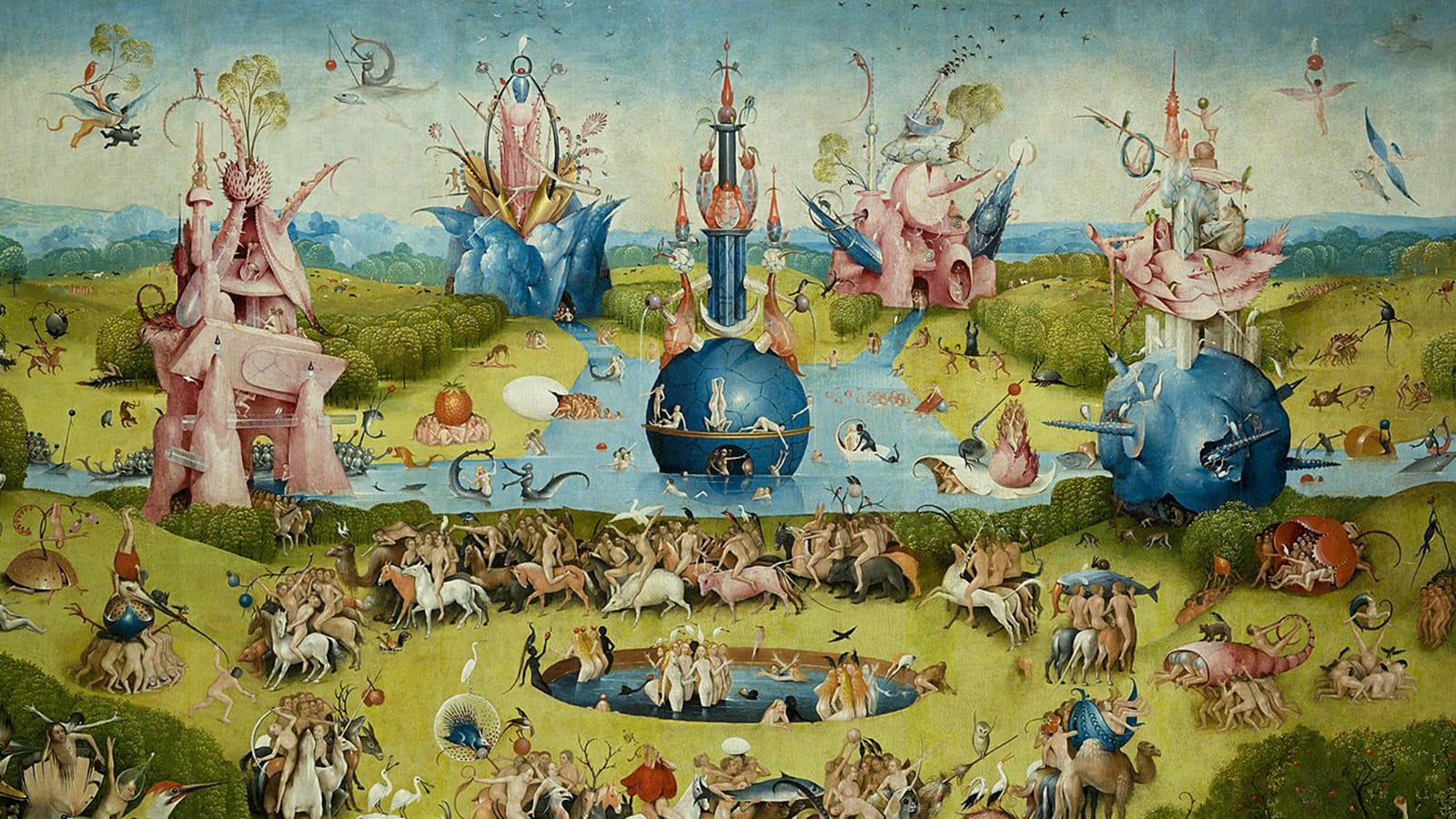 Detail of The Garden of Earthly Delights by Hieronymus Bosch
