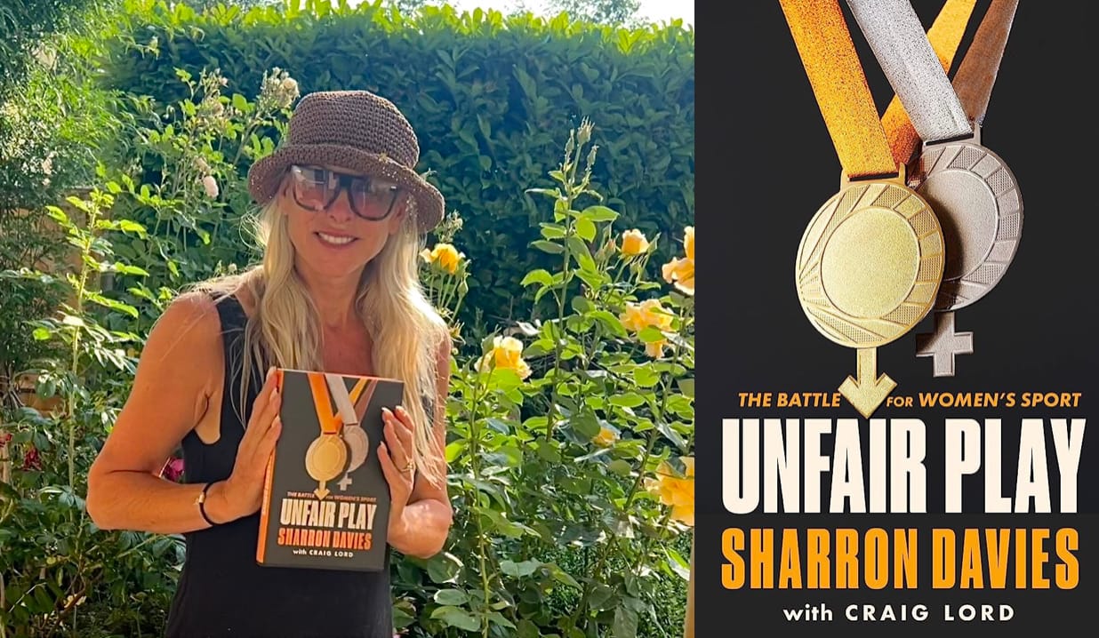 Sharron Davies Lifts SOS Courage Cup On Front Line Of Fight To Save Women’s Sport