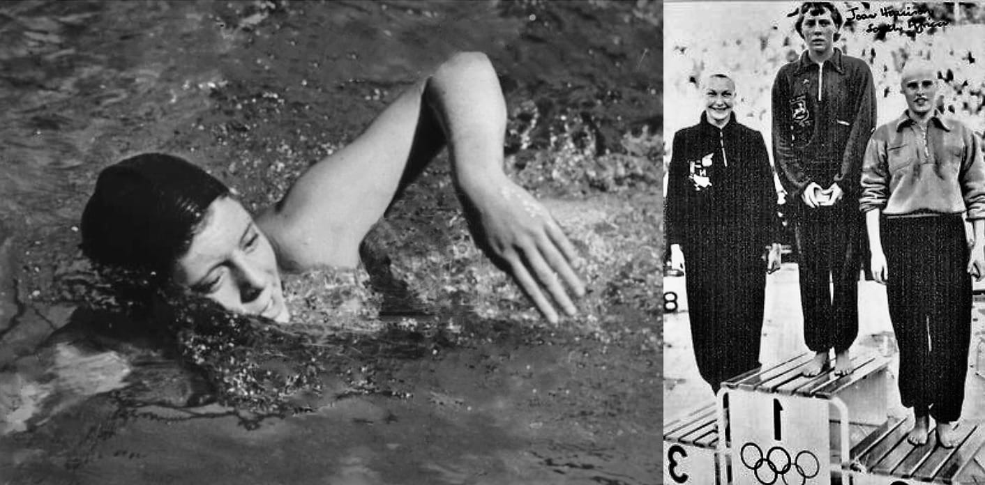 Joan Harrison, First South African Olympic Swimming Champion, Passes At 89