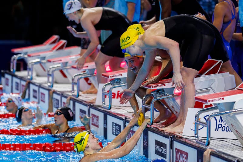 End Of Dolphins' Golden Sprint Relay Run? No Chance,  Shout O’Callaghan, Harris, Jansen & Wunsch