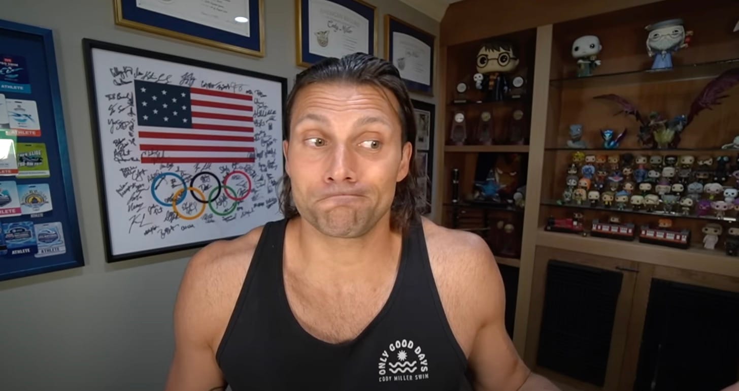 Why Cody Miller Could Do With A Wag Of Lilly King's Finger