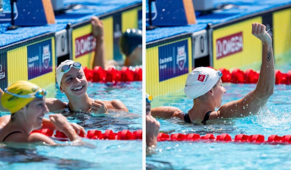 A Gust In Lane 4? Kate Douglass Has Her Bǒras Bounce: 23.19 50 Free WR