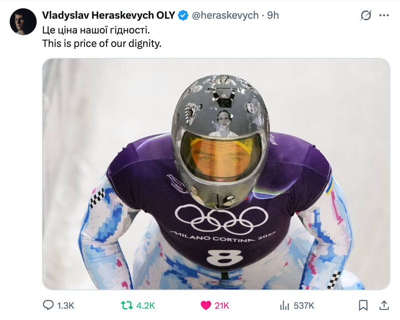 Vlad Heraskevych, Pride of Ukraine & The Athlete Voice, Shines Light On IOC Rule-50 Hypocrisy post image