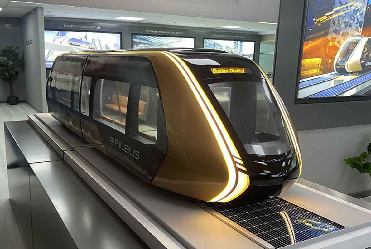 Detailed RAILBUS Model Showcases Lighting
