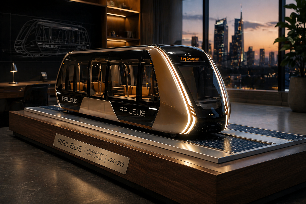 RAILBUS Introduces Its Premium Collectible Model for Early Backers