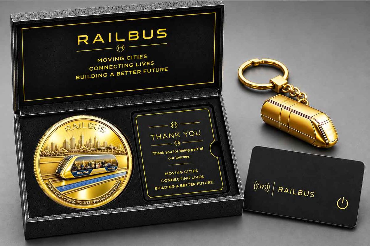 RAILBUS Launches Limited-Edition Gold Coin