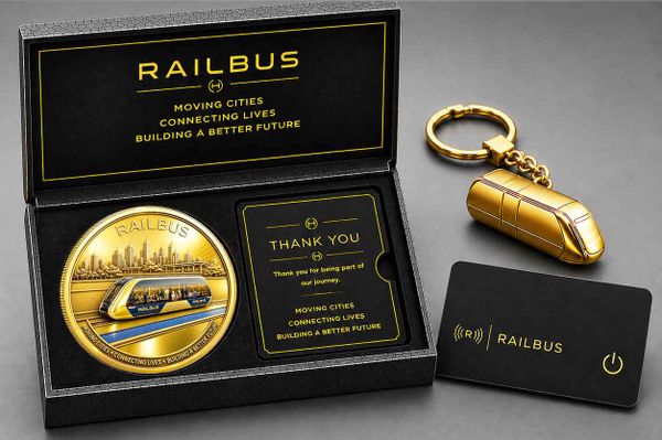 RAILBUS Launches Limited-Edition Gold Coin