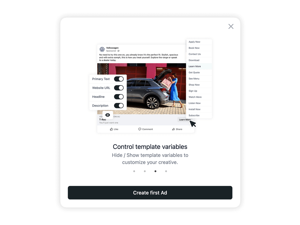 Sendpreview intro slider panel