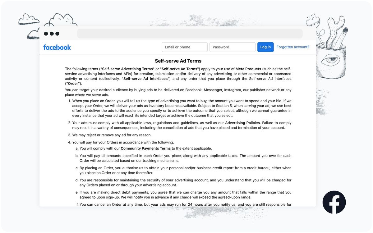 What Facebook’s Self-serve Advertising Terms Mean in 2023