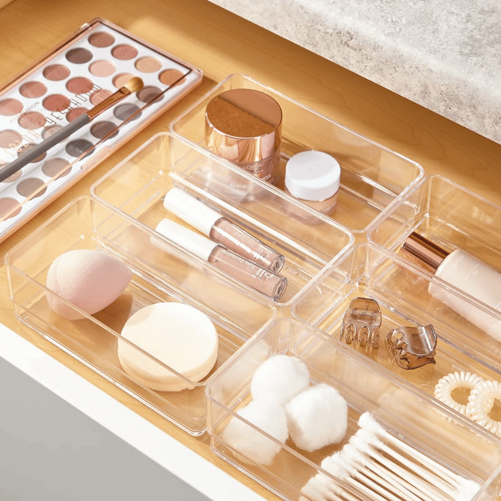 clear drawer organizer