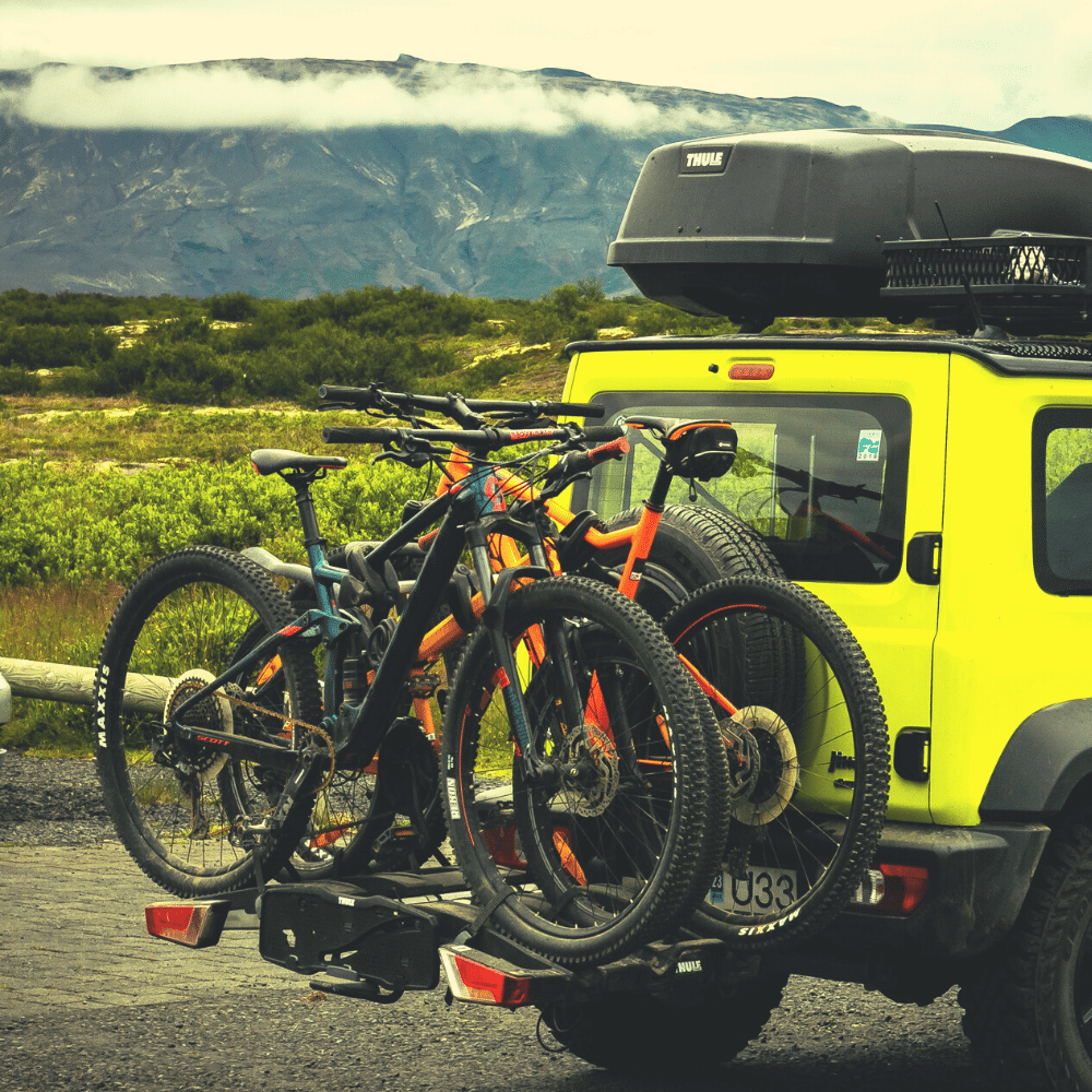 spare tire bike rack