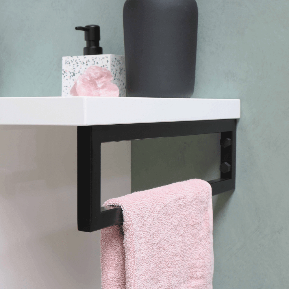 modern towel rack