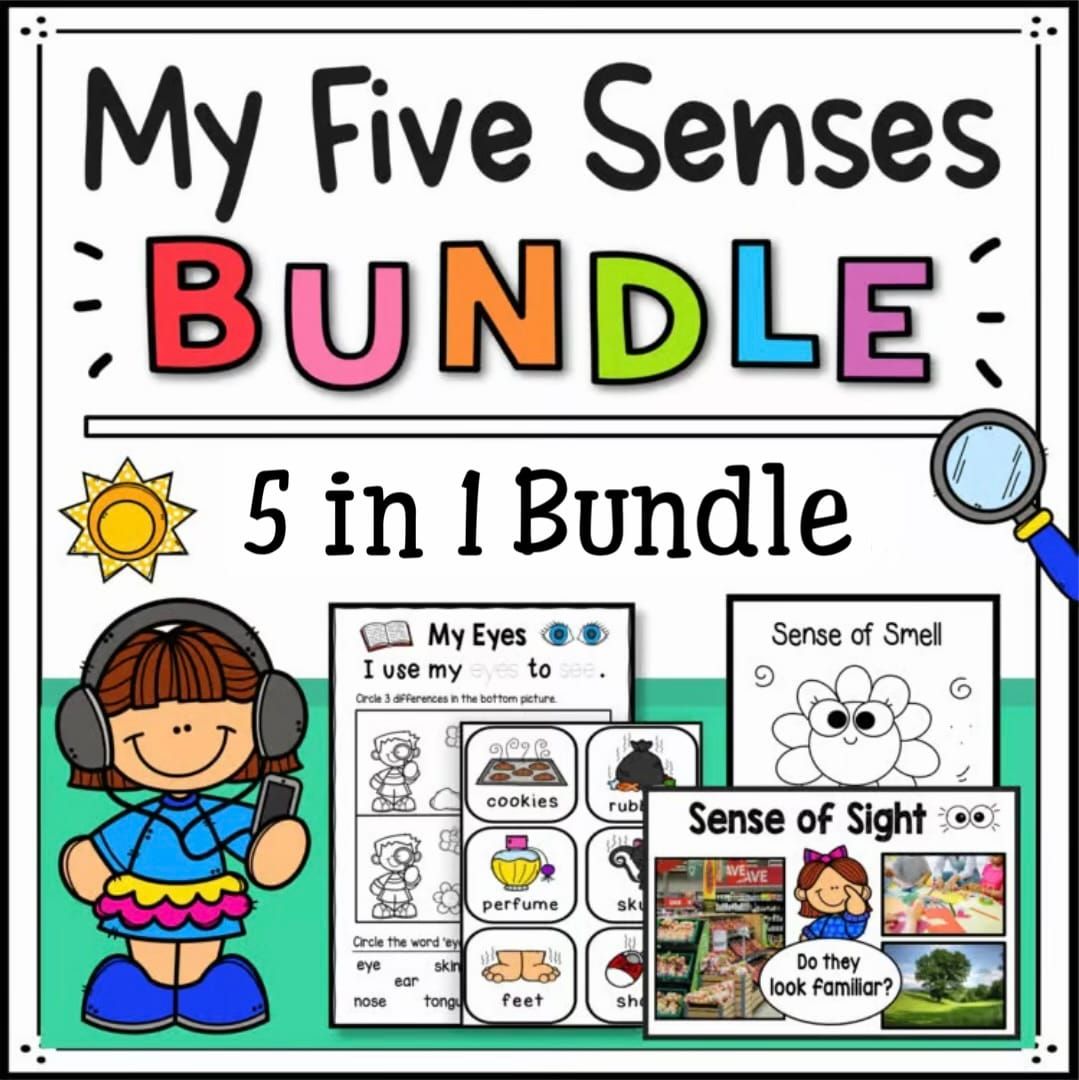 Creative Five Senses Activities for Preschool and Kindergarten