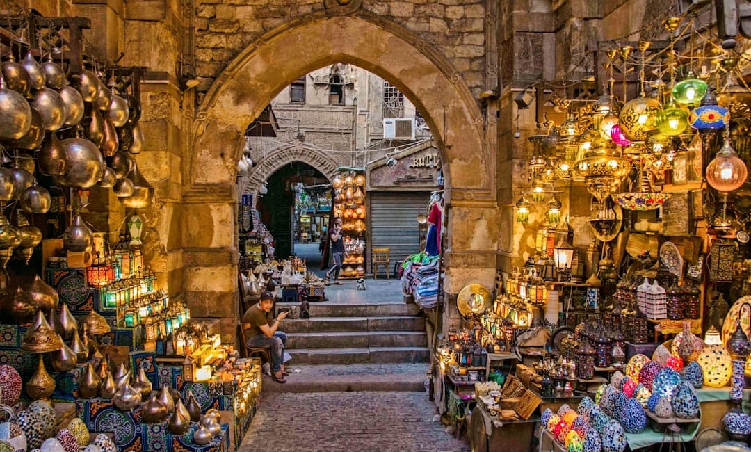 The lantern-lit lanes of Khan el-Khalili
