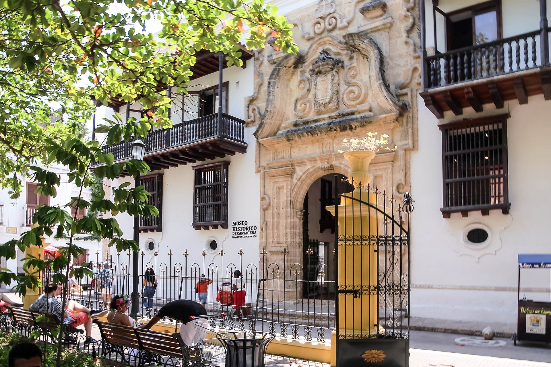 Palacio de la Inquisición colonial building in Cartagena