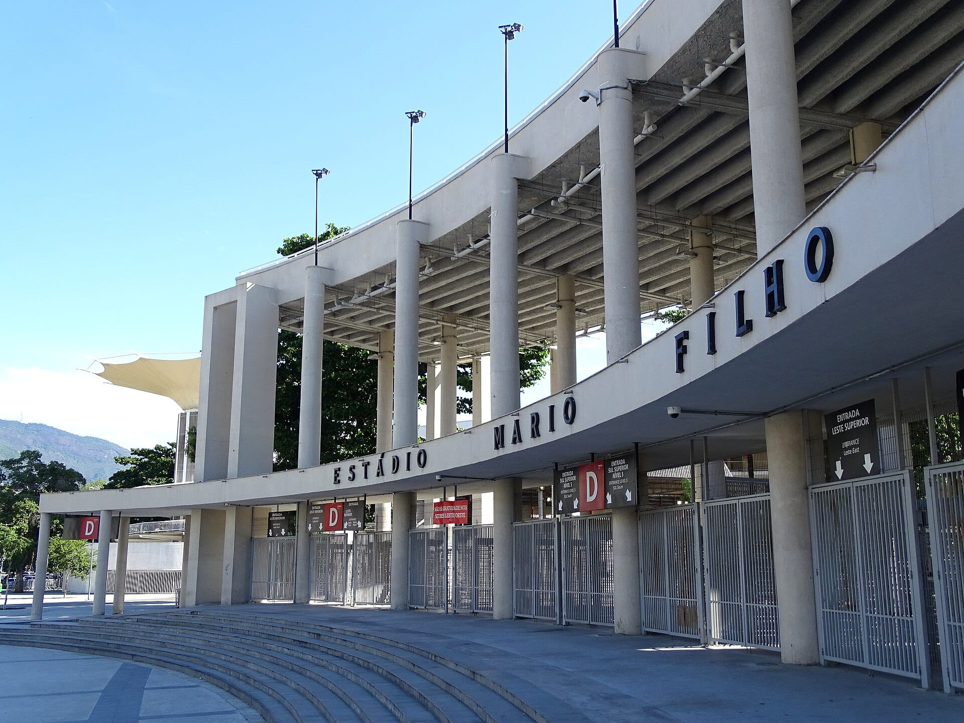 The Maracana football stadium in Rio de Janeiro