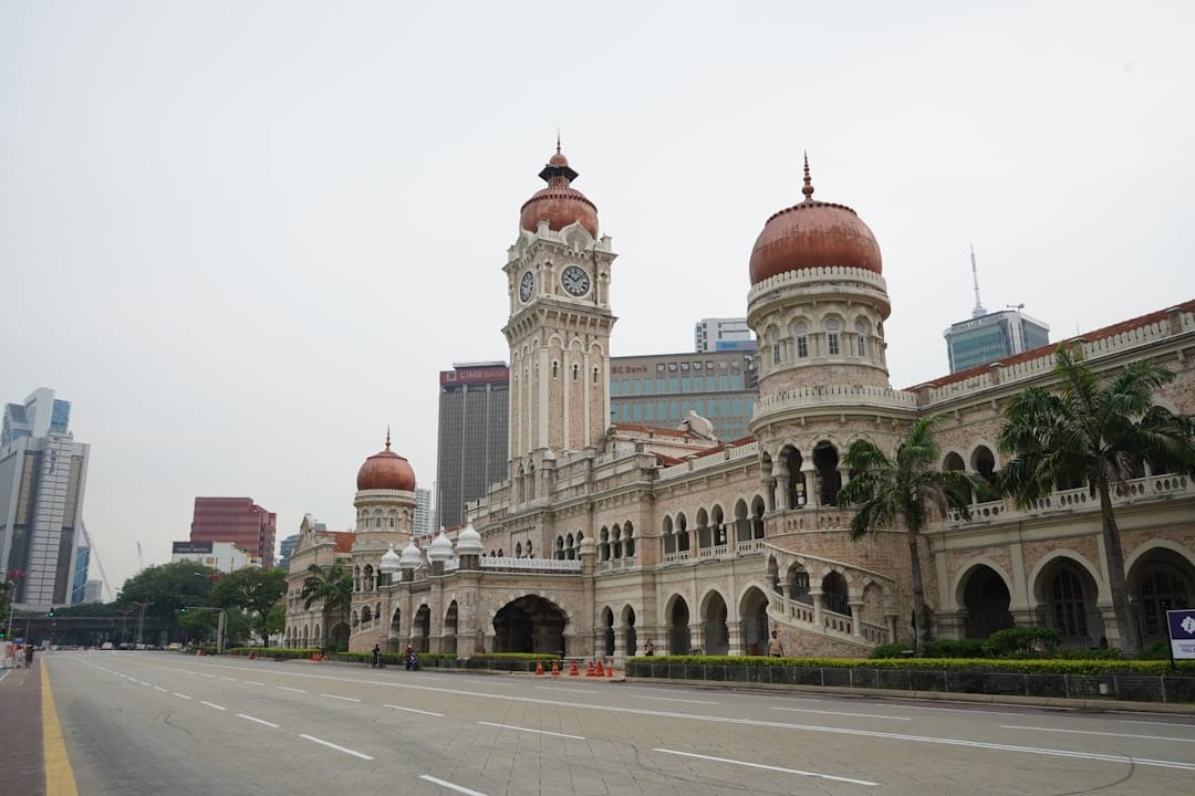 The Moorish clock tower of the Sultan Abdul Samad Building at Merdeka Square