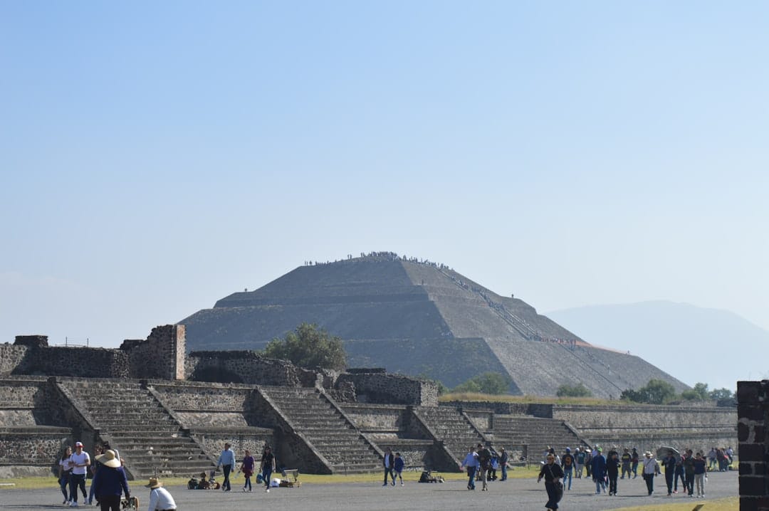 The Pyramid of the Sun at Teotihuacán