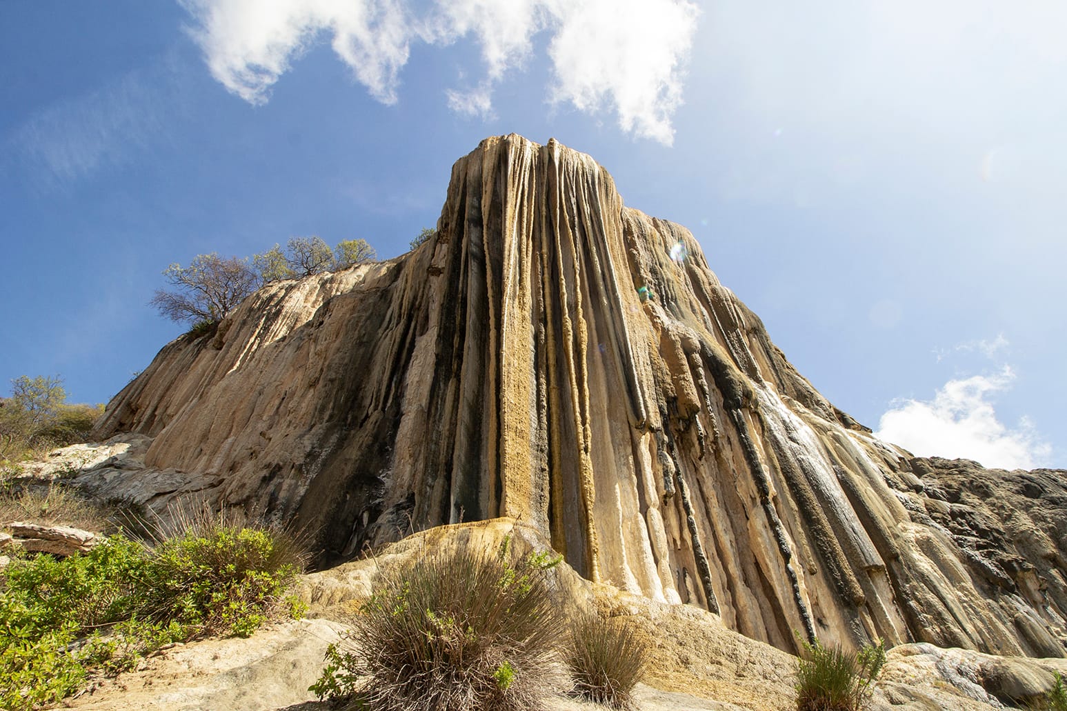 Hierve el Agua petrified waterfalls near Oaxaca