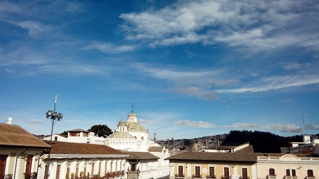 The colonial street of La Ronda in Quito