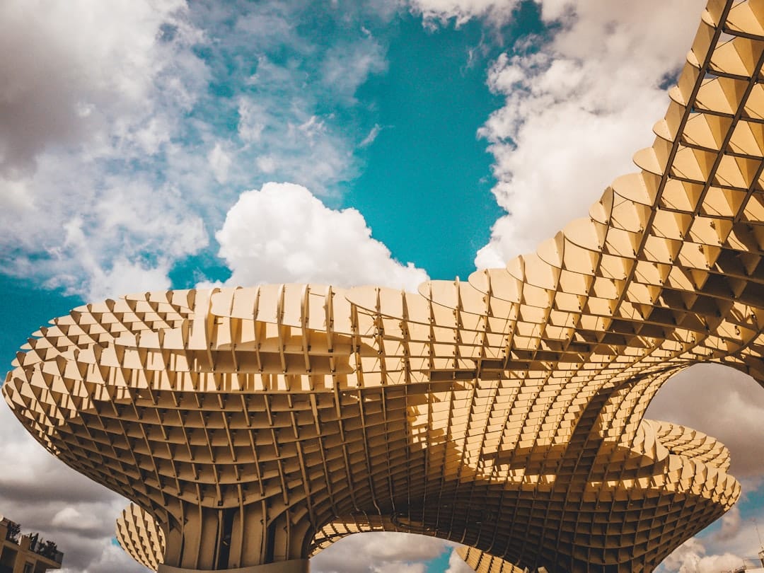 The Setas de Sevilla, or Metropol Parasol, wooden structure