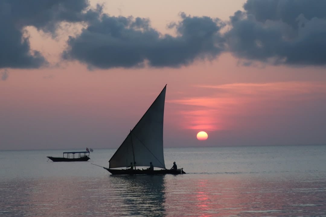 Nungwi beach on the northwest coast of Zanzibar