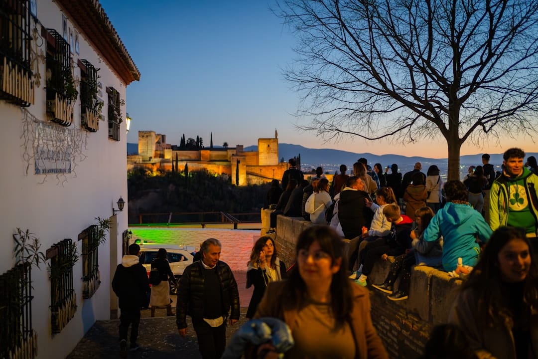 The Alhambra seen from the Albaicin, Granada