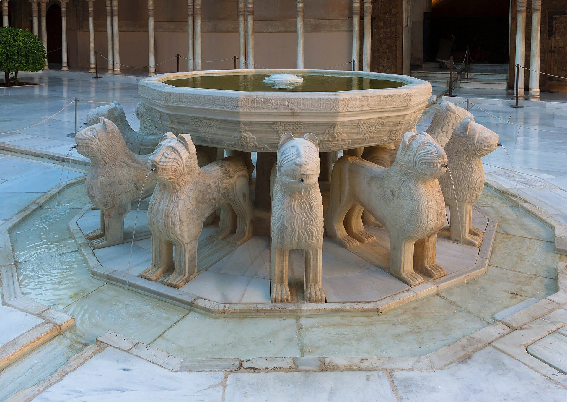 The Court of the Lions in the Nasrid Palaces, Alhambra