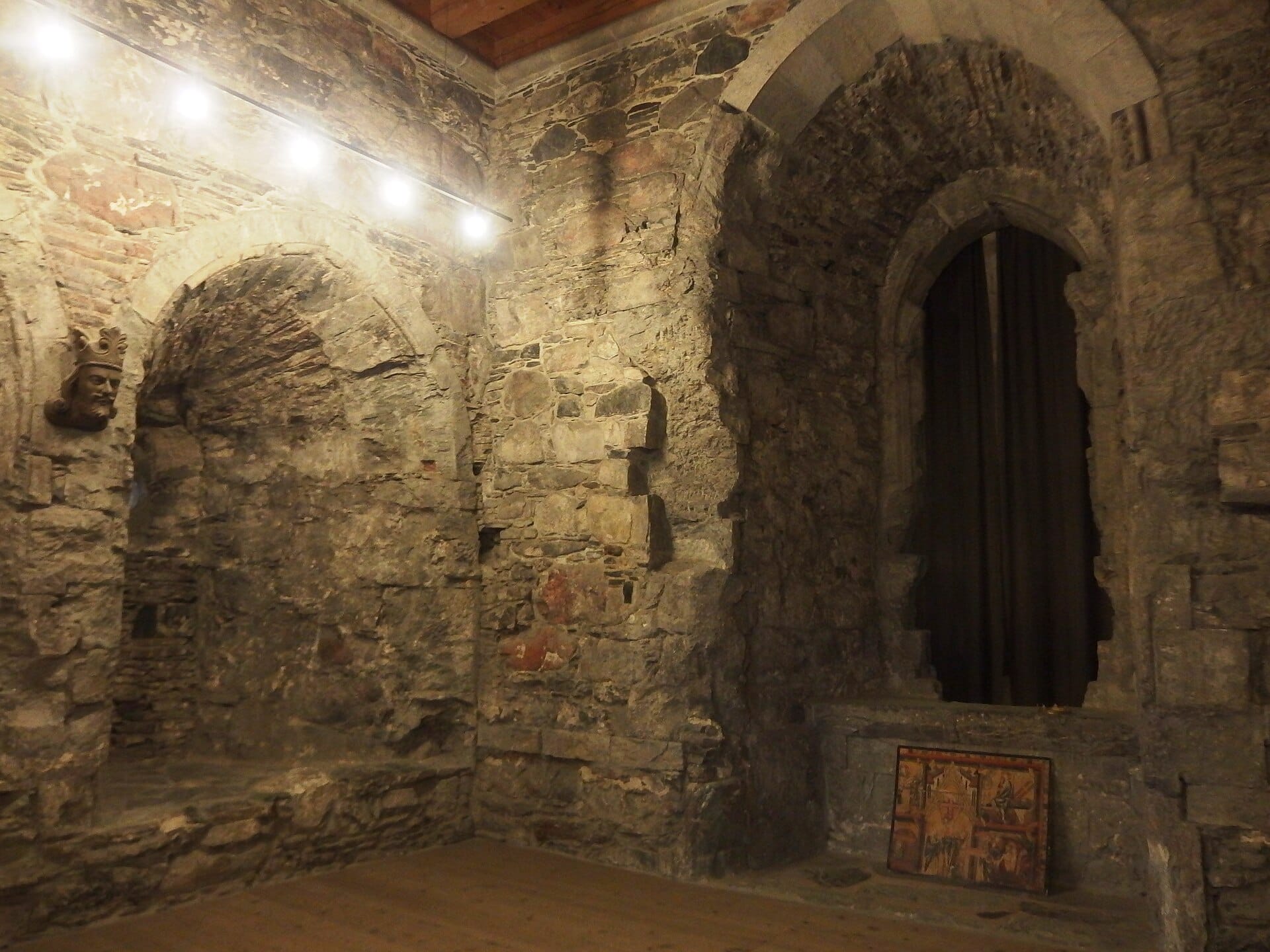 Interior of the Rosenkrantz Tower at Bergenhus Fortress