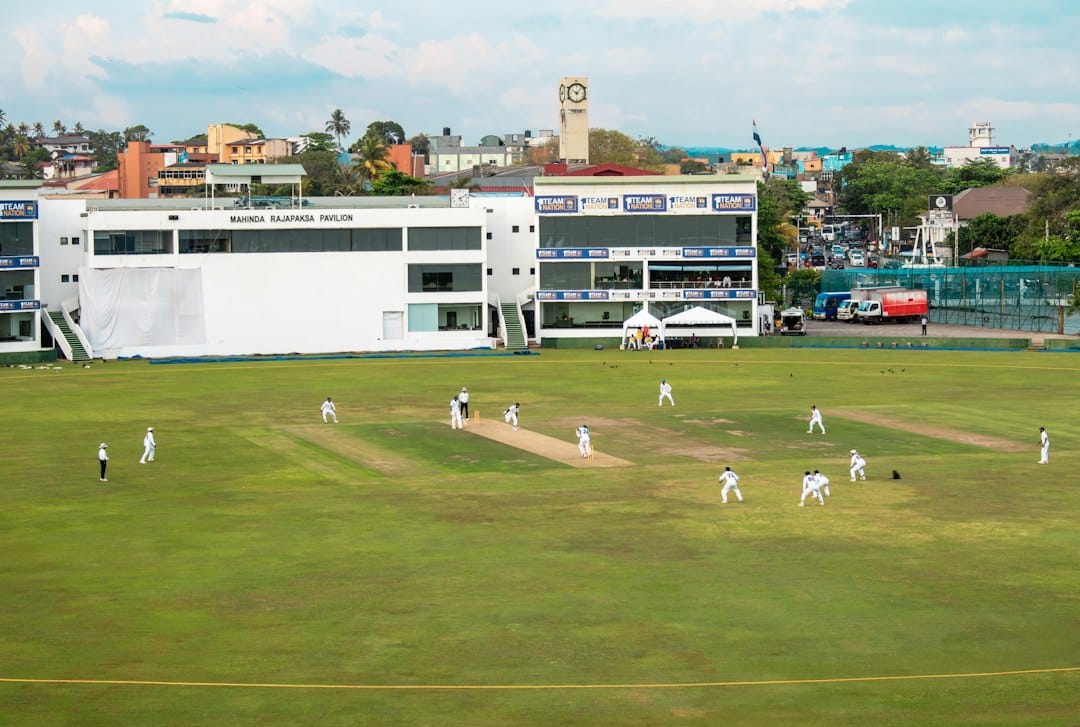Galle International Stadium seen from the fort ramparts