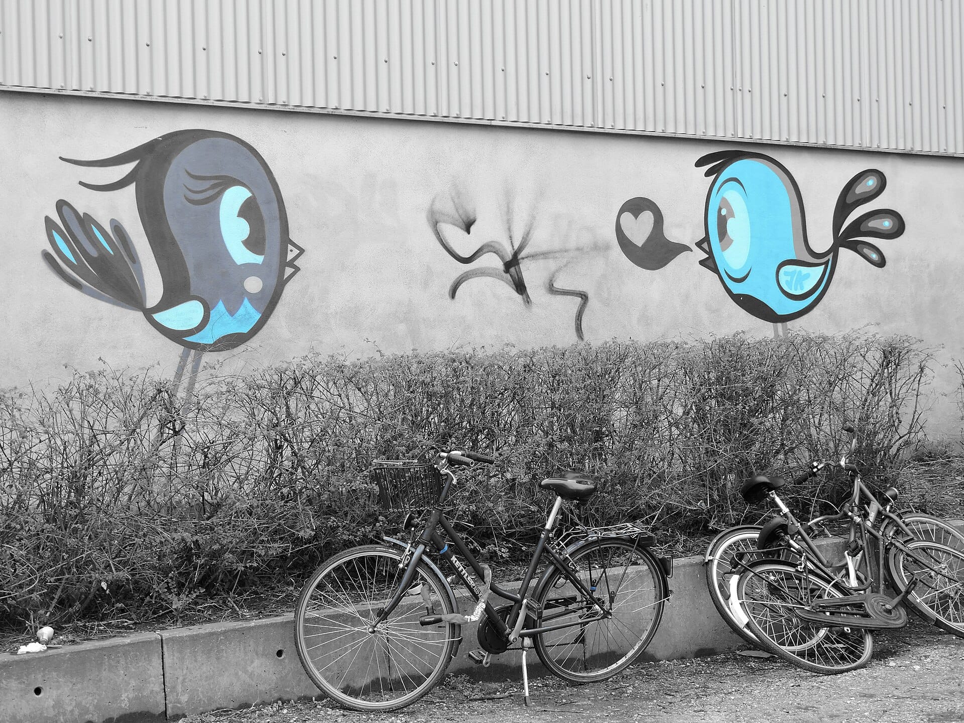 Spray-painted walls lining Werregarenstraat graffiti alley in Ghent