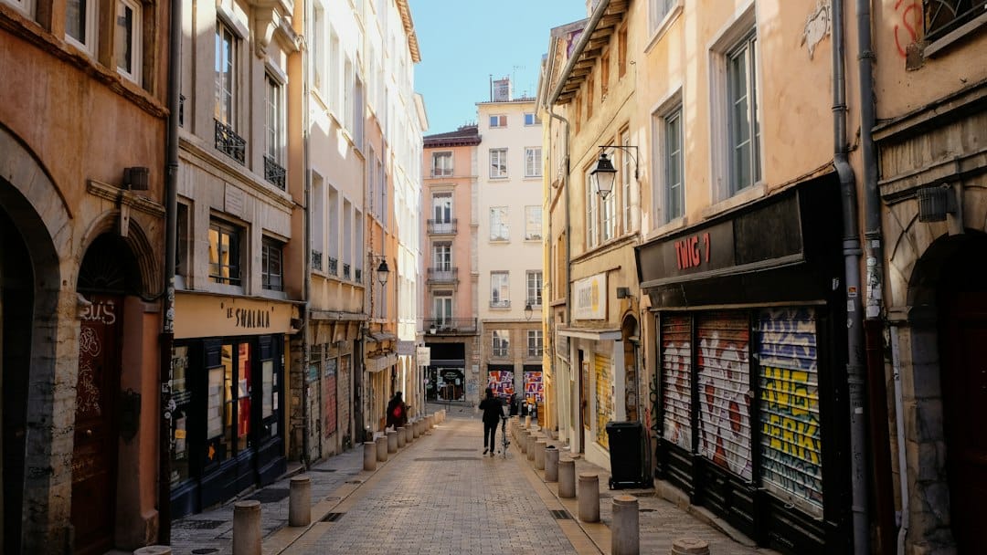 A street in the Croix-Rousse district of Lyon
