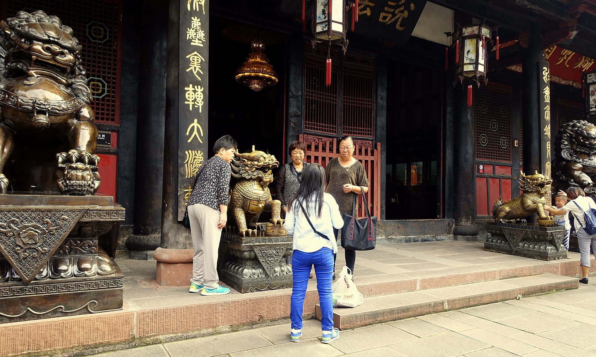 Wenshu Monastery buildings in Chengdu