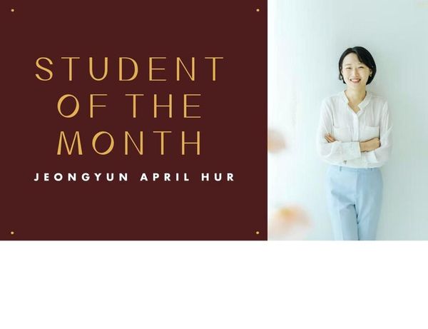 PANAAWTM "Student of the Month" 인터뷰 (PANAAWTM "Student of the Month" Interview)