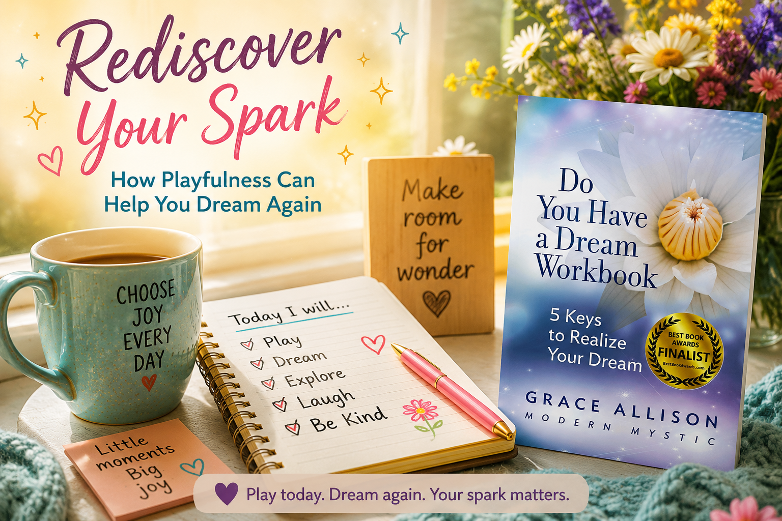 Rediscover Your Spark:  How Playfulness Can Help You Dream Again