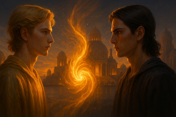 Arka and Raka: The Twin Souls of Atlantis Who Shaped Einstein’s Compass