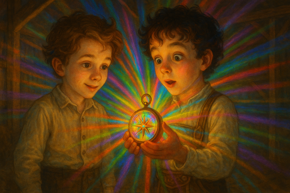 A Friendship Begins: Albert, Johann and the Magical Compass of Light